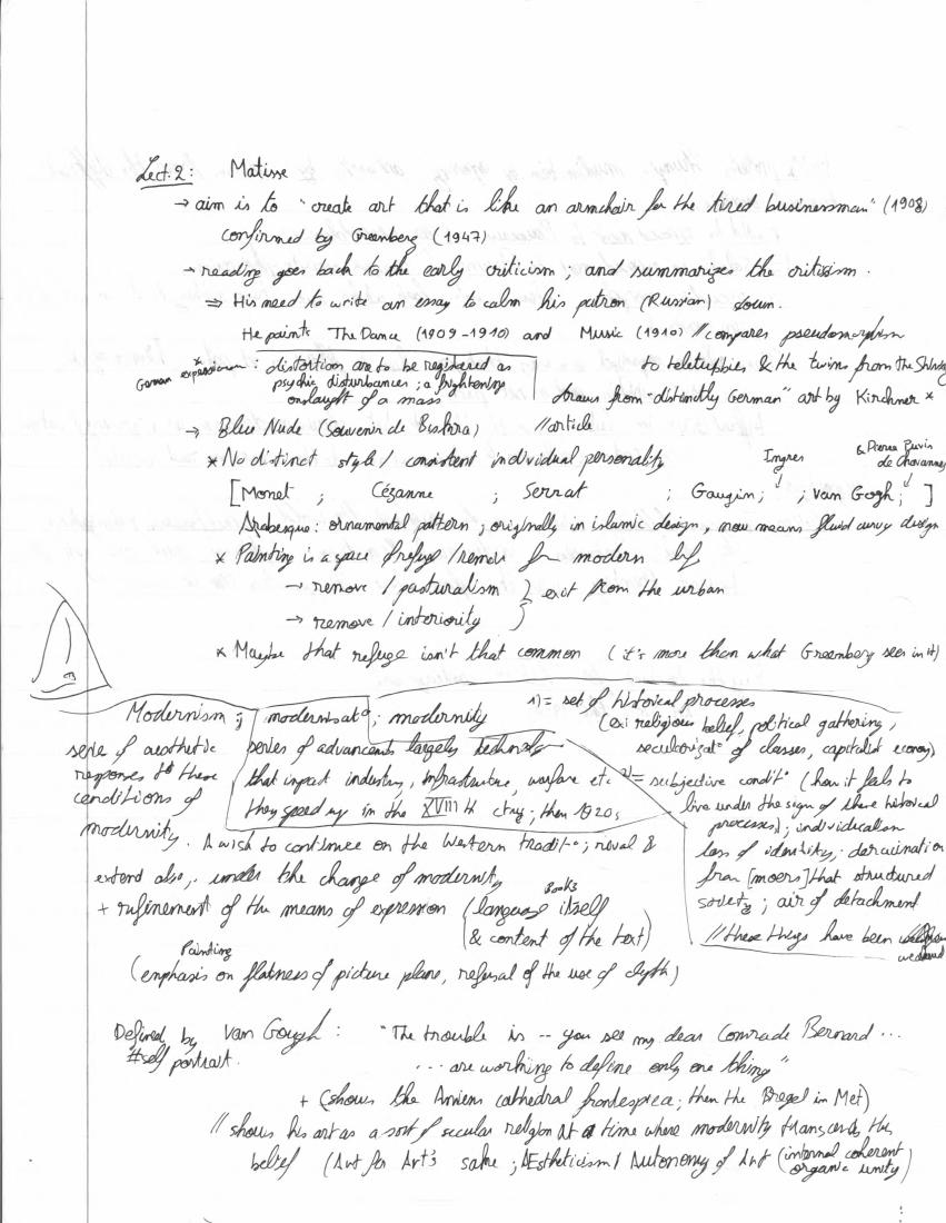 Lecture 2 · Matisse, page 1