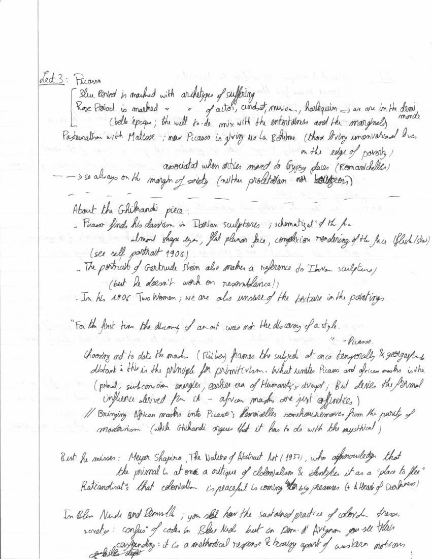 Lecture 3 · Cubism, page 2