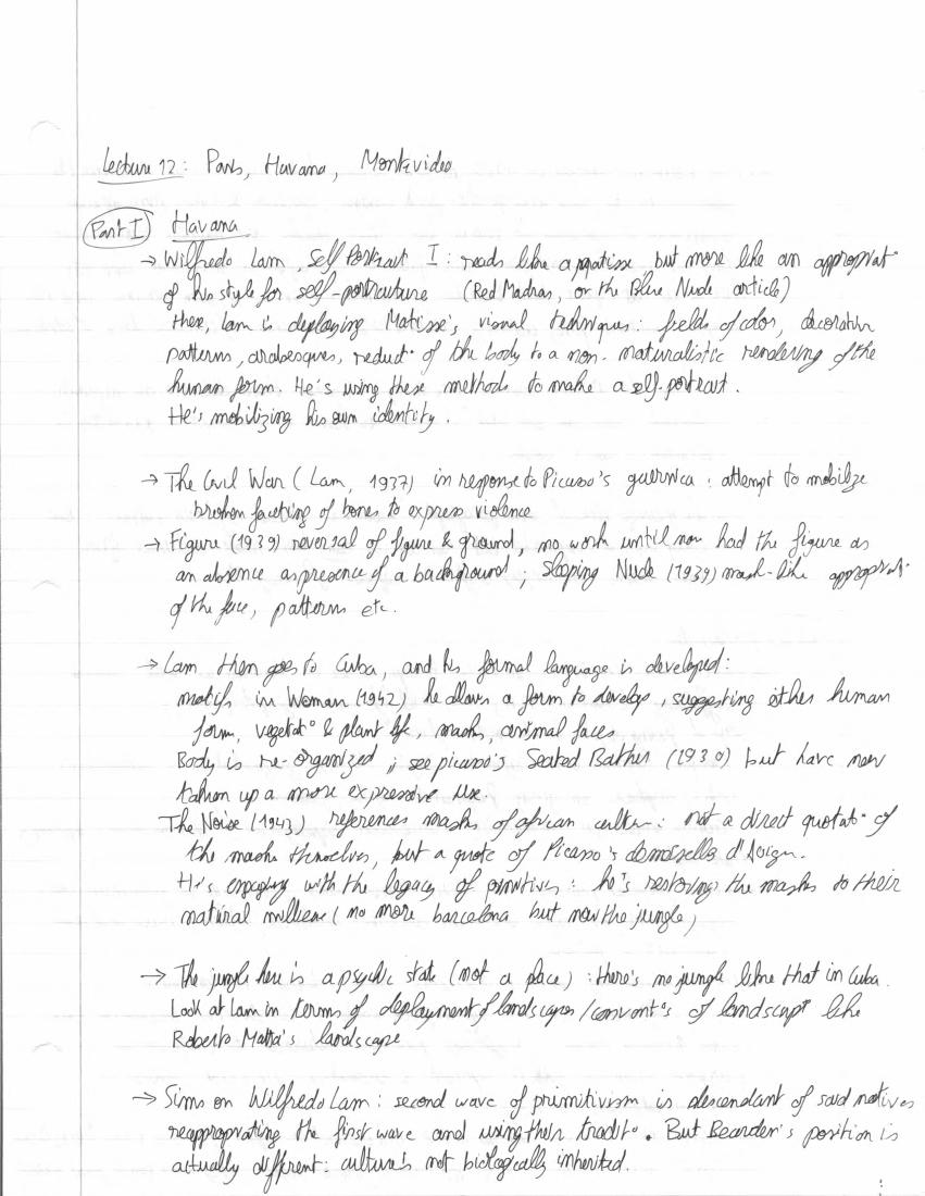 Lecture 12 · Paris Havana Montevideo, page 1
