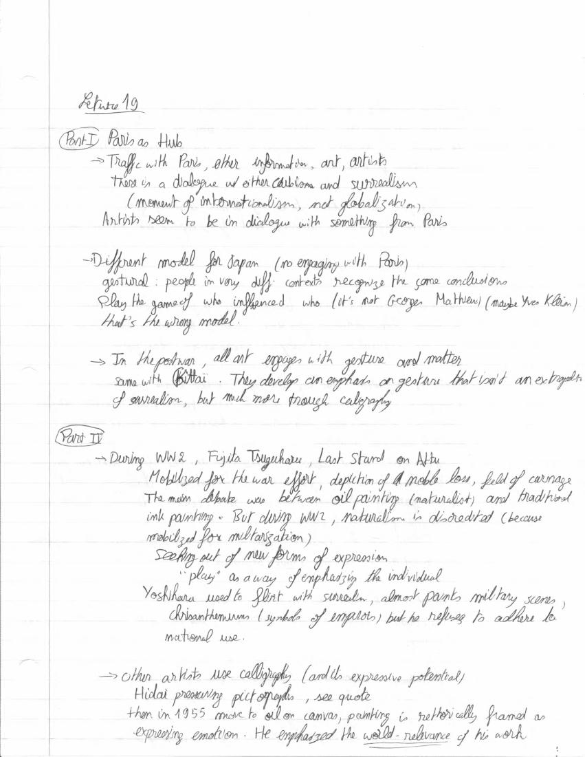 Lecture 19 · Matters of Technique, page 1