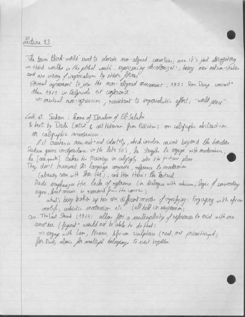 Lecture 23 · Calligraphic Abstraction, page 1