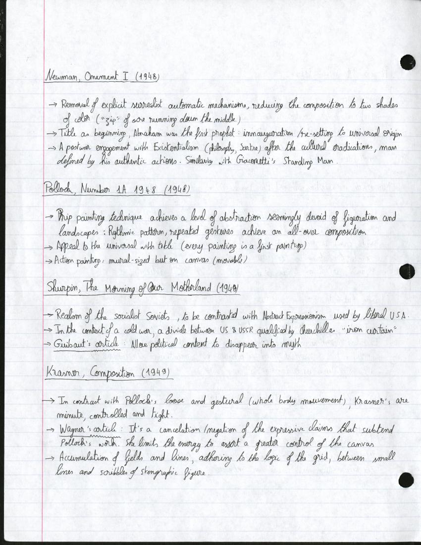 Final, memorized, page 2