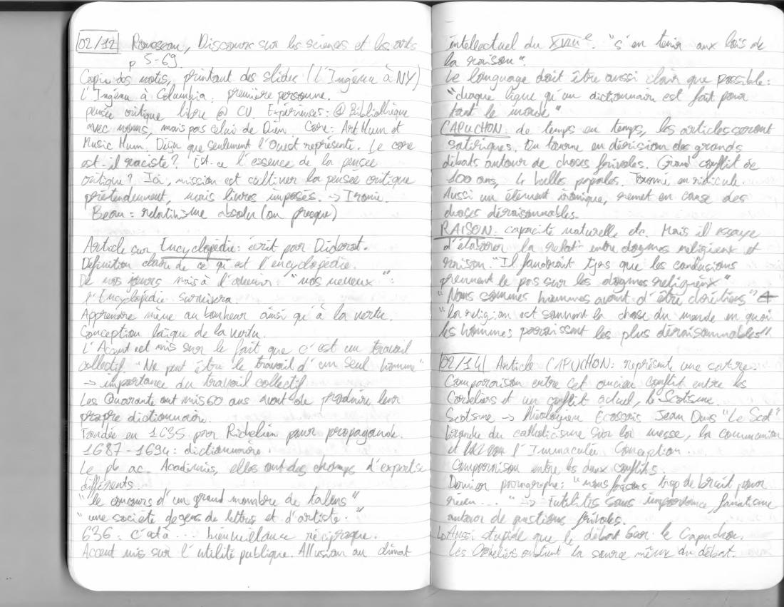 Notes: Lumières, page 8