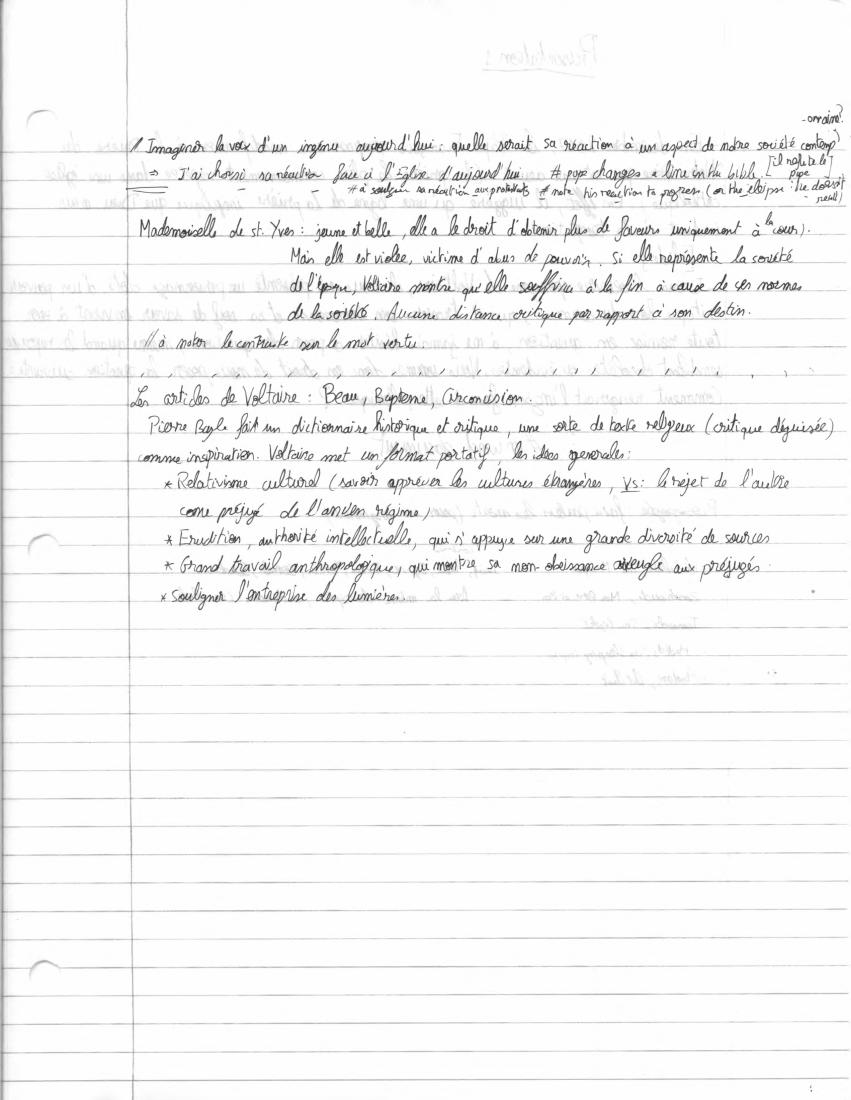 Notes: Lumières, page 24