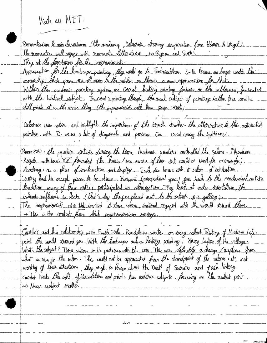 Avant-Garde notes, page 9