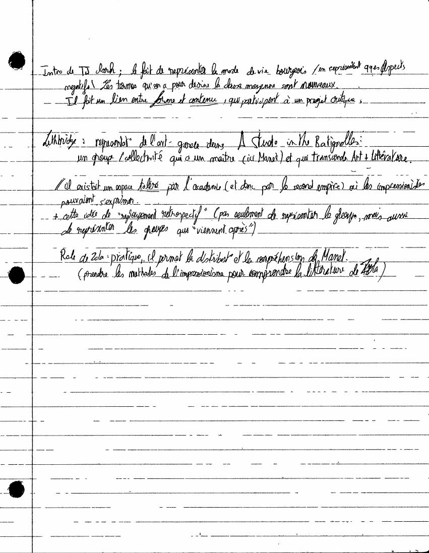 Avant-Garde notes, page 13